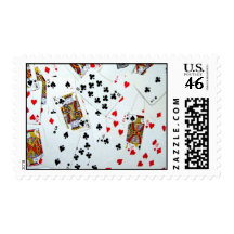Playing Cards Postage Stamps