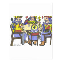 Playing Cards Postcard
