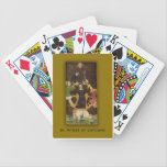 Playing Cards with Tarot Wheel of Fortune Image playing cards