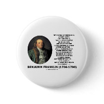 Playing Chess Caution Benjamin Franklin Quote Button