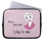 Playing Dumb Laptop Sleeve