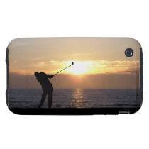 Playing Golf At Sunset casemate cases