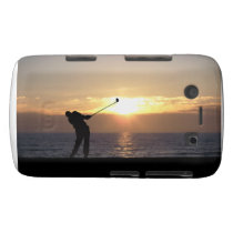 Playing Golf At Sunset casemate cases
