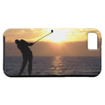 Playing Golf At Sunset casemate cases