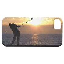 Playing Golf At Sunset casemate cases