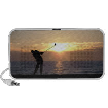 Playing Golf At Sunset speakers