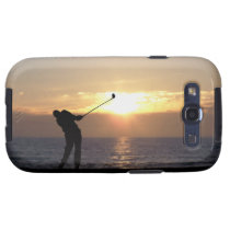 Playing Golf At Sunset casemate cases