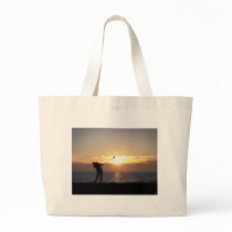 Playing Golf At Sunset bags