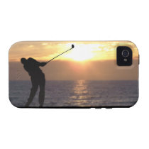 Playing Golf At Sunset casemate cases