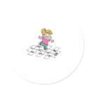 Playing Hopscotch stickers