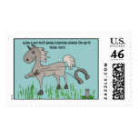 playing horseshoes stamps