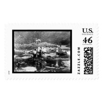 Playing in Rock Creek Park Washington, DC 1922 postage