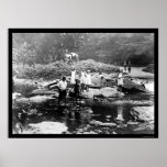 Playing in Rock Creek Park Washington, DC 1922 Poster