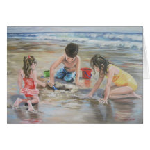 Playing in the Sand Cards