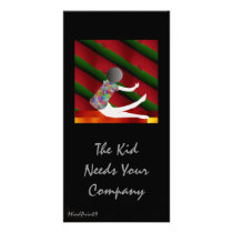 Playing Kid Photo Greeting Card