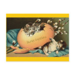 Playing Kittens Easter Postcards