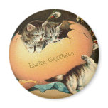 Playing Kittens Easter Refrigerator Magnet