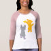 Ladies 3/4 Sleeve Raglan (Fitted)