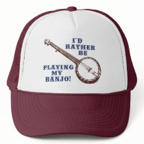 Playing My Banjo Mesh Hats