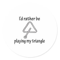 Playing My Triangle stickers