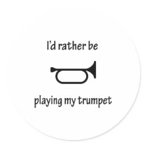 Playing My Trumpet stickers