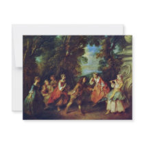 Playing Outdoors (Le Jeu Des Quatre-Coins) Personalized Invitation
