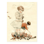 Playing Outside Post Cards