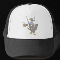 Playing Pool Shark Chicken Funny hats