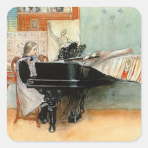 Playing Scales 1898 Square Sticker