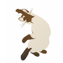 Playing Siamese Cat T Shirt