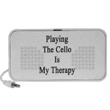 Playing The Cello Is My Therapy Speaker