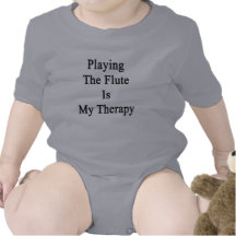 Playing The Flute Is My Therapy T Shirt