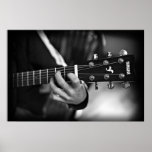 Playing the Guitar Poster posters