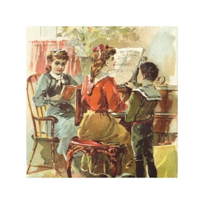 Playing the Piano Stretched Canvas Print Zazzle_wrappedcanvas Playing the Piano Stretched Canvas Print Zazzle_wrappedcanvas