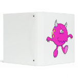 playing tough pink monster friend binders
