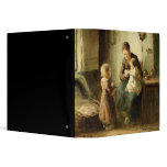 Playing with baby, 19th century binders
