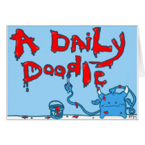 Playing with Paint cards by ADailyDoodle Playing with Paint cards