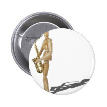 PlayingTheSaxophone020511 Pinback Button