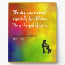 Playmate Display Plaque
