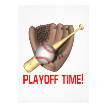 Playoff Time Personalized Invitations