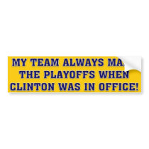 playoffs 1 bumper stickers by lethlchoclate playoffs 1 bumper stickers