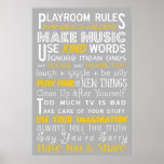 Playroom Rules Posters