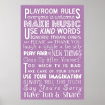Playroom Rules Print