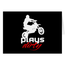 Plays Dirty - Guy cards by Mall4MyLife Plays Dirty - Guy cards
