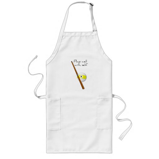 Plays Well, Funny Saying Apron