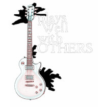 Plays Well With Others - Guitar t-shirts