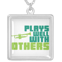 Plays Well with Others - Trumpet Custom Jewelry