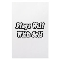 Plays Well With Self stationery