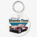 Plays with Muscle Cars keychain