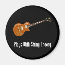 Plays With String Theory - Guitar Fridge Magnet